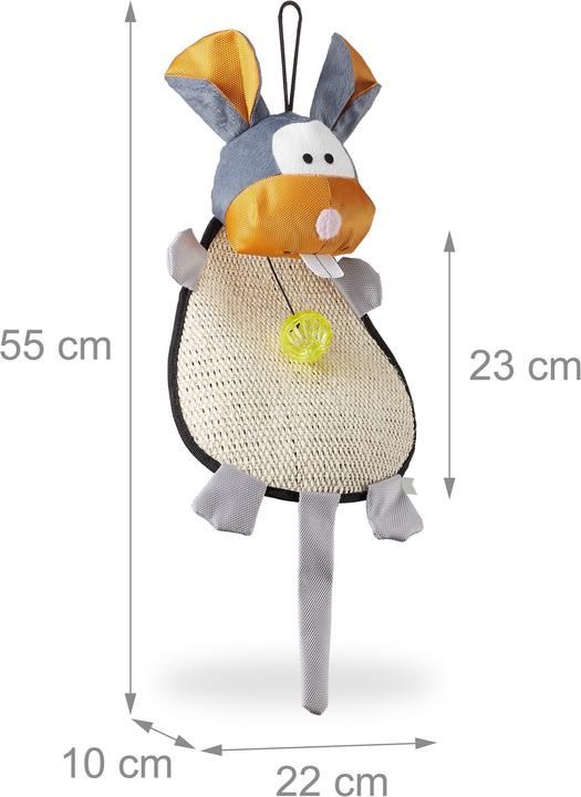 Image du produit Relaxdays Tapis griffoir chat (55 cm, Multicolore)