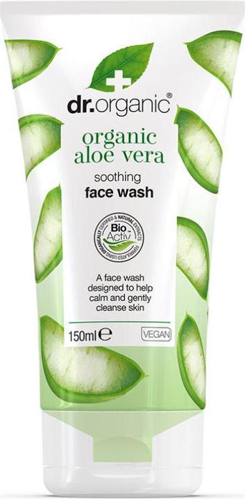 Actual product image Dr. Organic Dr Organic Aloe Vera Cream Face Wash 150ml (Foam, 150 ml)