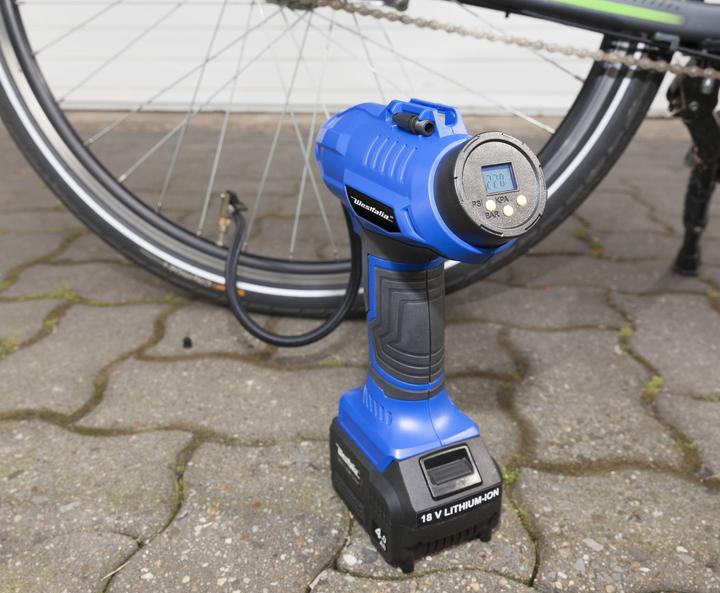 Produktbild Westfalia Akku Druckluft-Pumpe 18 Volt Li-Ion ADLP18 -ohne Akku und Ladegerät-