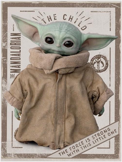 Image du produit Pyramid Star Wars : The Mandalorian (The Child) - Toile