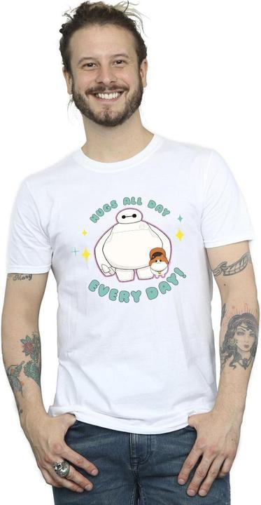 Immagine prodotto Disney Big Hero 6 Baymax Hugs Everyday Maglietta Uomo (M)