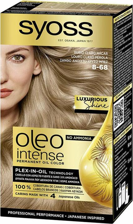 Produktbild Syoss OLEO INTENSE ammoniakfreies Färbemittel 8-68-hellperlmuttblond (8-68-hellperlmuttblond)
