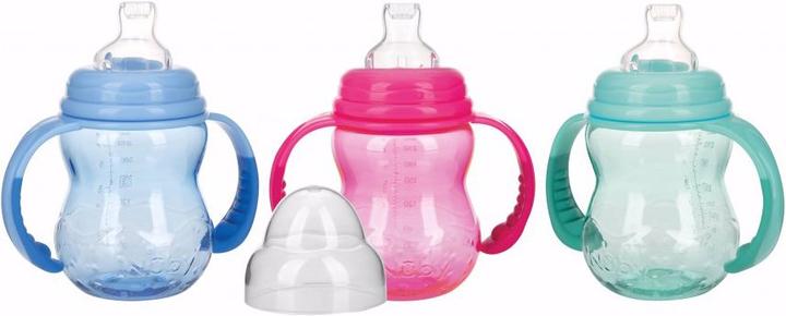 Nuby Weithals-Trinklernflasche (240 ml)