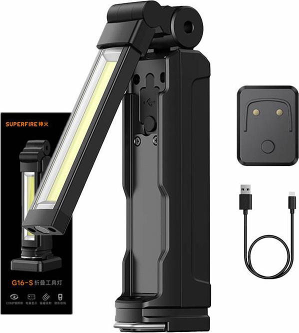 Produktbild Superfire Taschenlampe Taschenlampe multifunktionale G16-S, 800lm, USB-C (16 cm, 800 lm)
