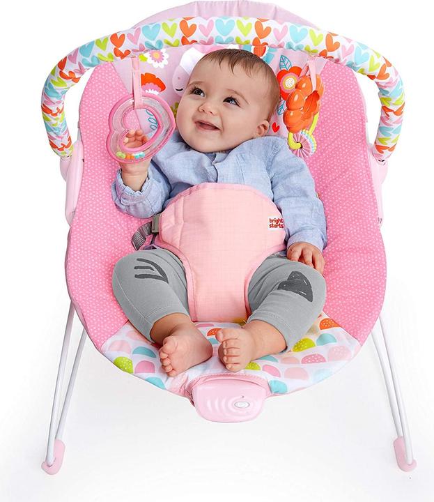Actual product image Bright Starts Baby bouncer with soothing vibrations, unicorn