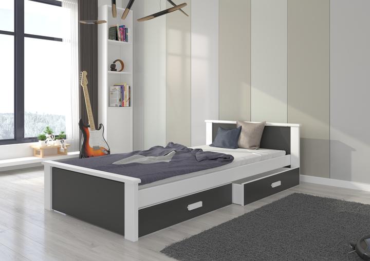 Produktbild ADRK Furniture Bett mit Matratze ALDEX 200x90 (200 x 90 cm)
