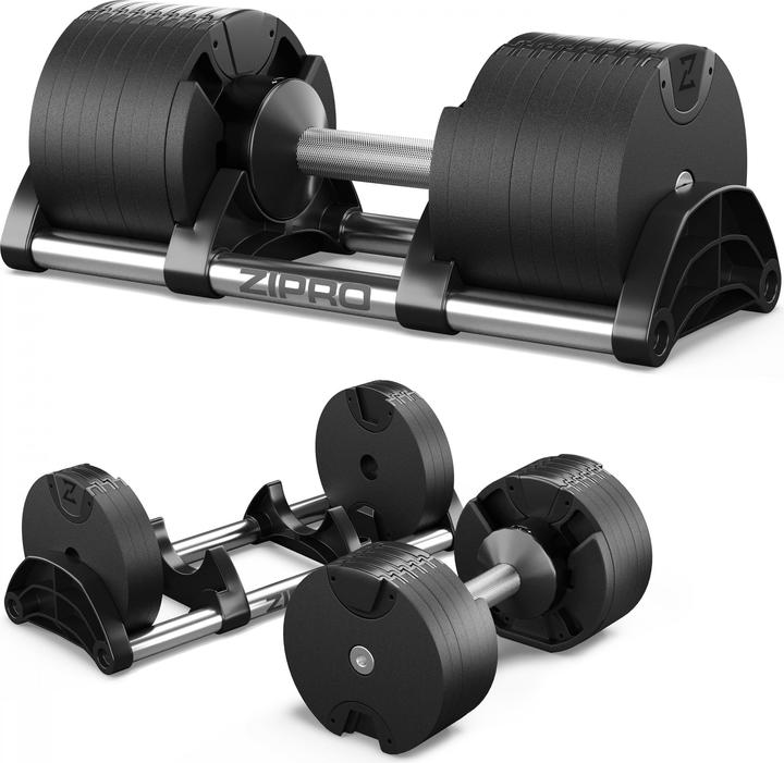 Zipro Dumbbells with adjustable load ROUND 40 kg
