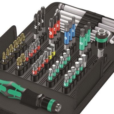 Produktbild Wera Kraftform Kompakt 100 (Innensechsrund TX M10, Innensechsrund TX M15, Innensechsrund TX M20, Kreuz Phillips PH M1, Kreuz Phillips PH M2, Innensechsrund TX M25, Innensechsrund TX M40, Kreuz Pozidriv PZ M1, Kreuz Phillips PH M3, Kreuz Pozidriv PZ M3, Innensechsrund TX M30, Kreuz Pozidriv PZ M2)