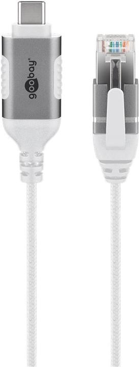 Produktbild Goobay Ethernet-Kabel USB-C 3.1 auf RJ45, Slim, 3 m (USB 3.1, RJ45 (1x))
