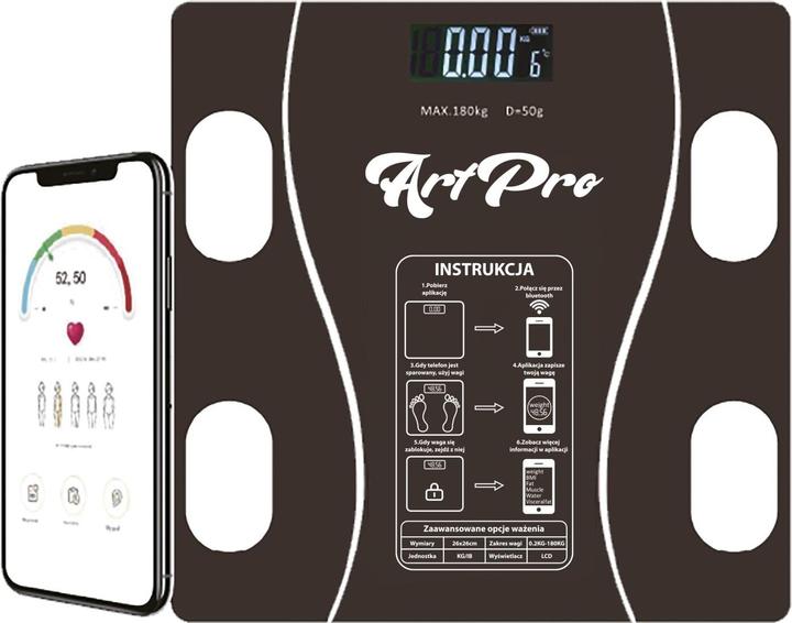 Produktbild Extralink Haus Intelligente Bluetooth-Badwaage (180 kg)