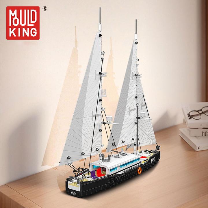 Produktbild Mould King Modernes Zweimast-Segelboot