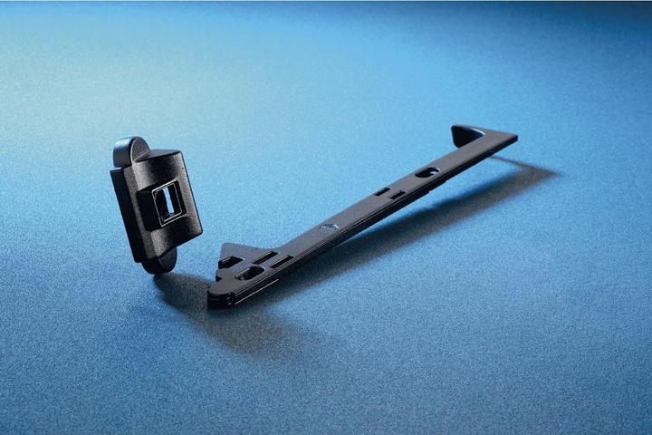Actual product image Maco RUSTICO comfort shutter holder for windows, self-locking, left, black (1 pcs.)