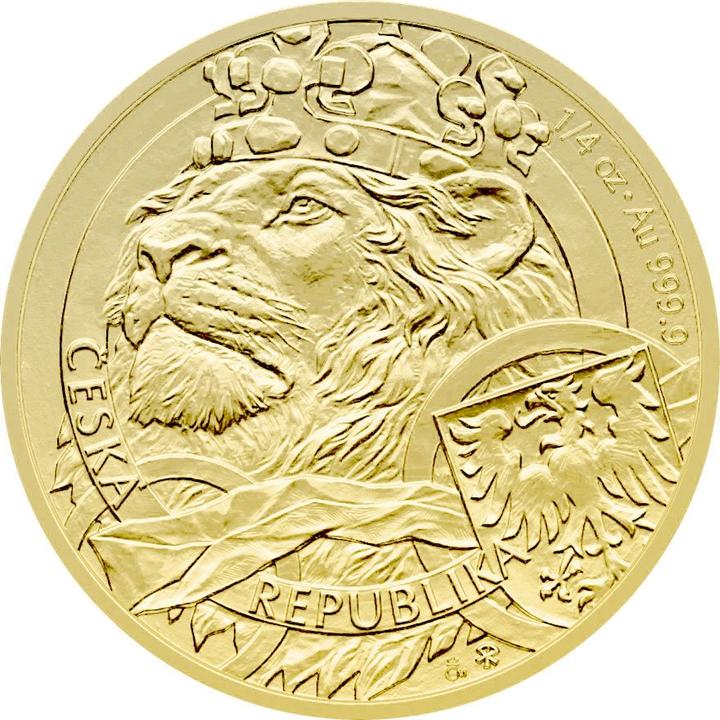 Czech Mint Gold Tschechischer Löwe 1/4 oz - 2025 (999.90, 2025)