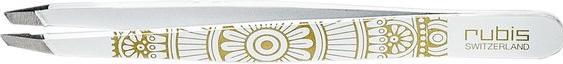 Actual product image Rubis Pinzette Classic Mandala schräg weiss/gold