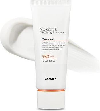 Actual product image Cosrx Vitamin E Vitalising Sunscreen Tocopherol SPF50+ (Suntan cream, SPF 50+, 50 ml)