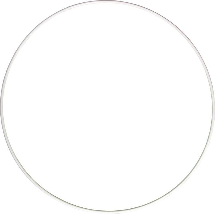 Produktbild Rayher Metallringe, beschichtet, wei, 22cm