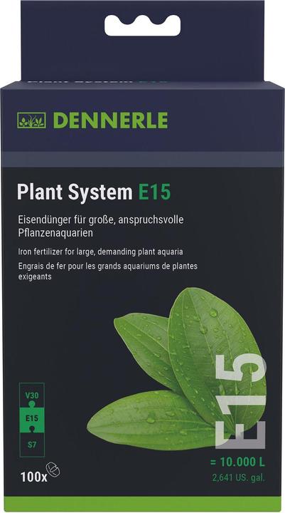 Image du produit Dennerle Plant System E15, 100 comprimés (Entretien des plantes d'aquarium)
