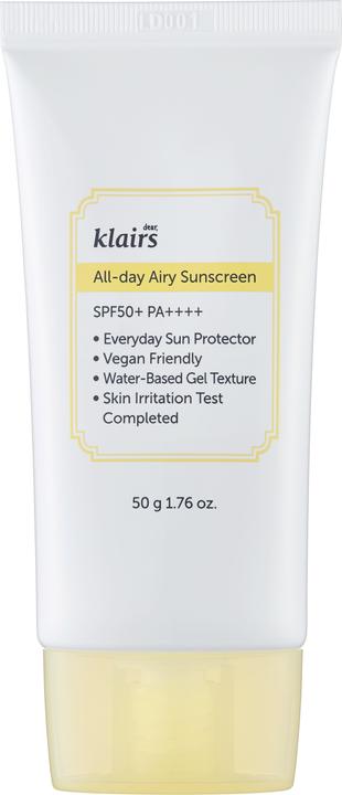 Klairs All-day Airy Sunscreen (Sonnencreme, SPF 50+, 50 ml)