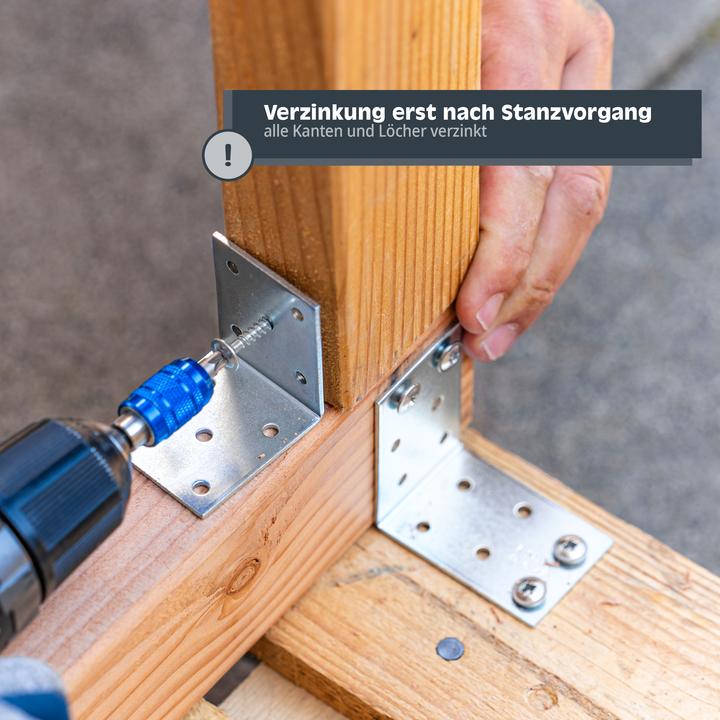 Produktbild Helpmate Lochplattenwinkel (Lochplattenwinkel, 24 Stk.)
