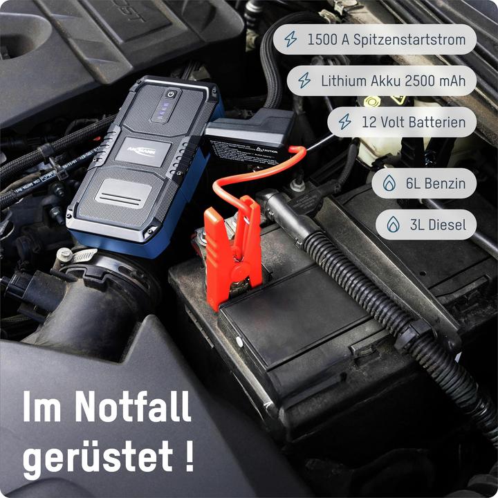 Actual product image Ansmann Jump Starter 10.0 (1500 A, 2500 mAh)