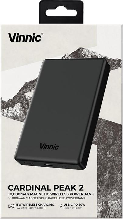 Produktbild Vinnic Cardinal Peak 2 (10000 mAh, 15 W, 15 Wh)