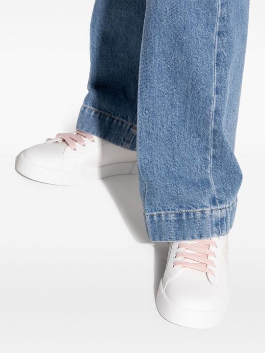 Produktbild Dolce & Gabbana portofino light sneakers in white and pink leather (39)
