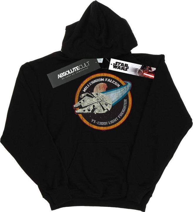 Star Wars Millennium Falcon Badge Kapuzenpullover (XXL)