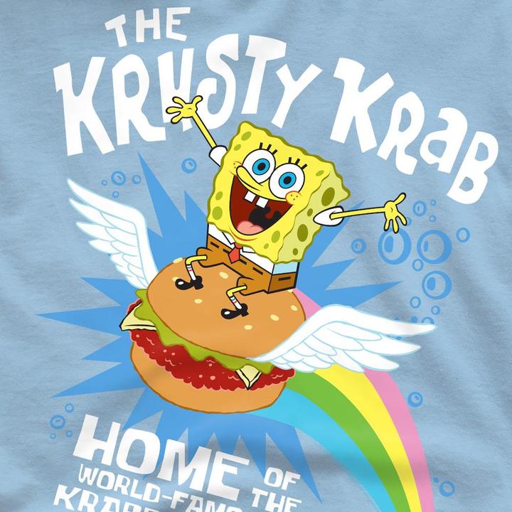 Immagine prodotto Spongebob Squarepants Burger Rider Maglietta Uomo (M)
