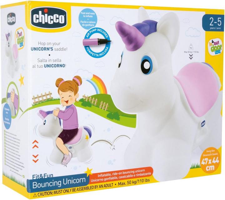 Actual product image Chicco Inflatable Unicorn Bouncer