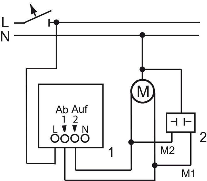 Produktbild Busch-Jaeger UP Jalousie-Basis-Einsatz 6418U für 6430 + 6456 + 6457