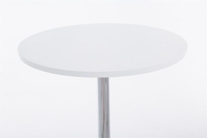 Actual product image CLP Bar table round, white (60 x 108 x 60 cm)