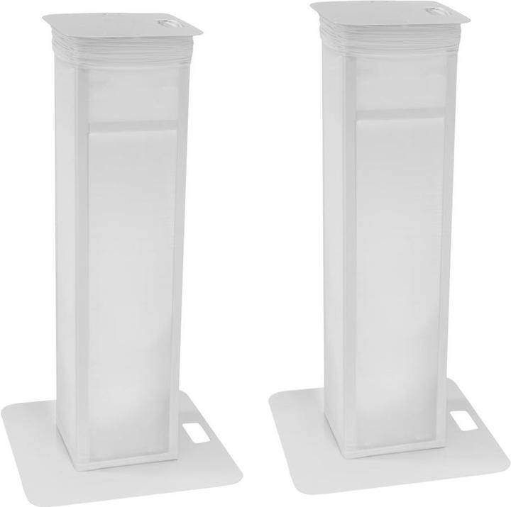 Eurolite 2x Stage Stand variabel inkl. Cover und Tasche, weiss
