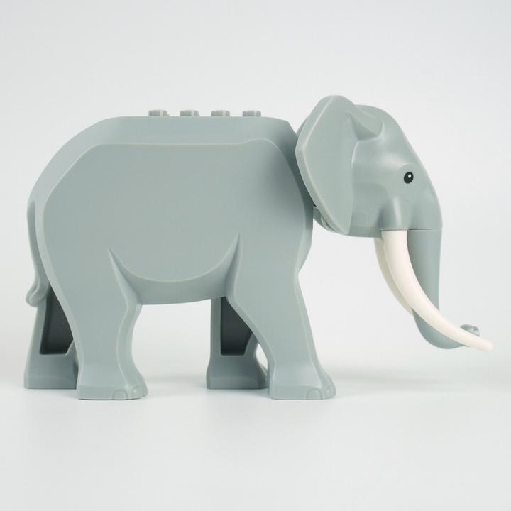 Immagine prodotto LEGO Animali dello zoo Elefante - Set di 2 zanne corte e lunghe - NUOVO! Quantità 2x
