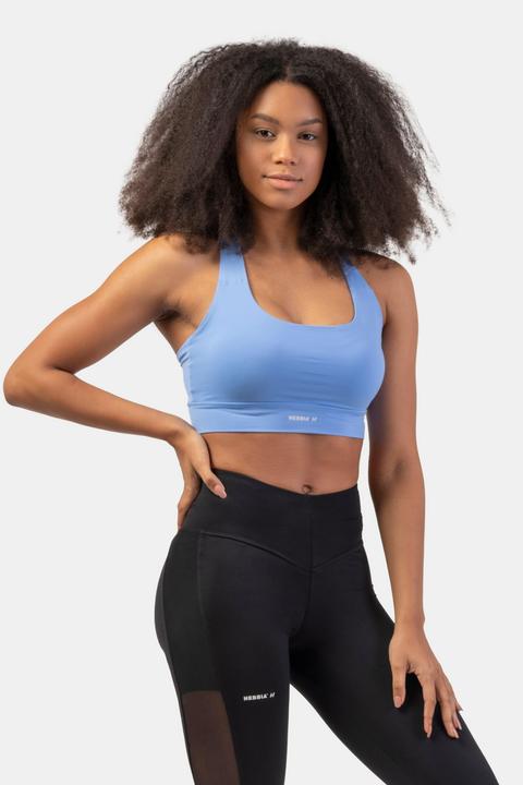 Nebbia Active Sports Bra with medium impact 413 light blue