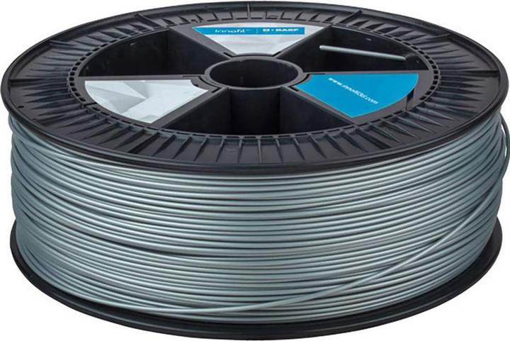 Actual product image Basf Ultrafuse PLA Silver Metallic 1.75 mm 2,500 g (PLA, 1.75 mm, 2.50 g, Silver)