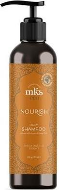 Image du produit Earthly Body MKS eco Nourish Shampooing Nettoie Renforce Répare Idéal pour les cheveux fins Sans danger pour la (Shampoing liquide)