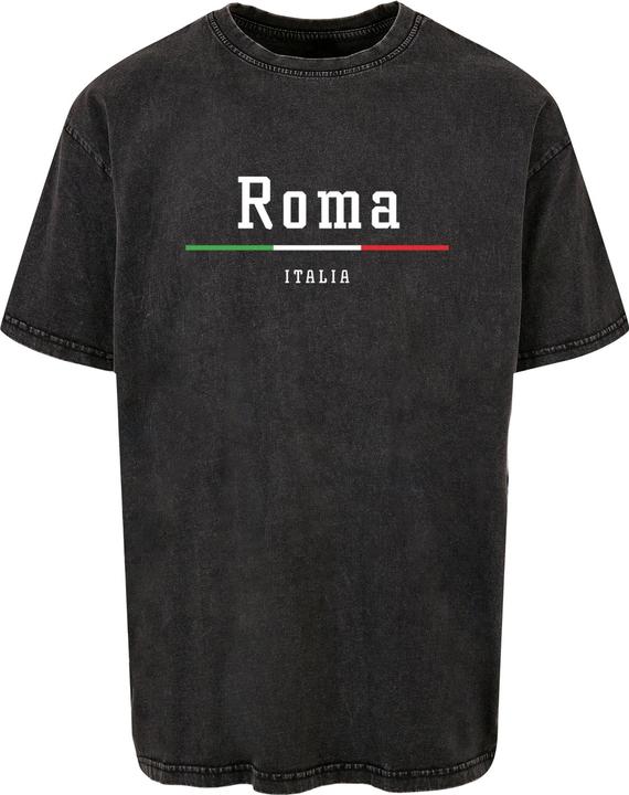 Merchcode Roma X Acid Washed Heavy Oversize Tee - 112535 (XL)