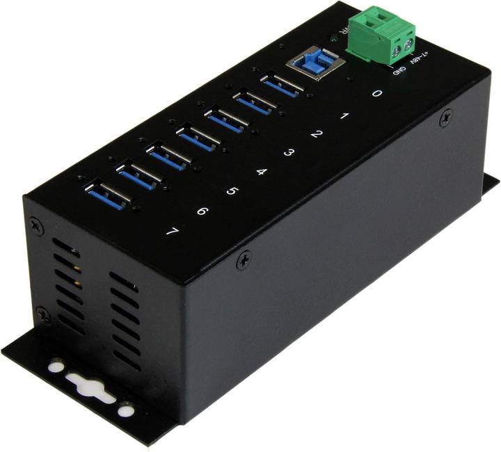 Image du produit StarTech Montage sur rail industriel (USB-B, 7 Ports)