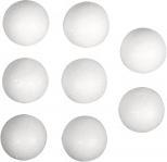 Actual product image Rayher Styrofoam ball, white, 8 pieces