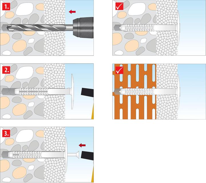 Actual product image Tox Dmmstoffdbel Husky 8/80, 50 pcs. (50 pcs.)