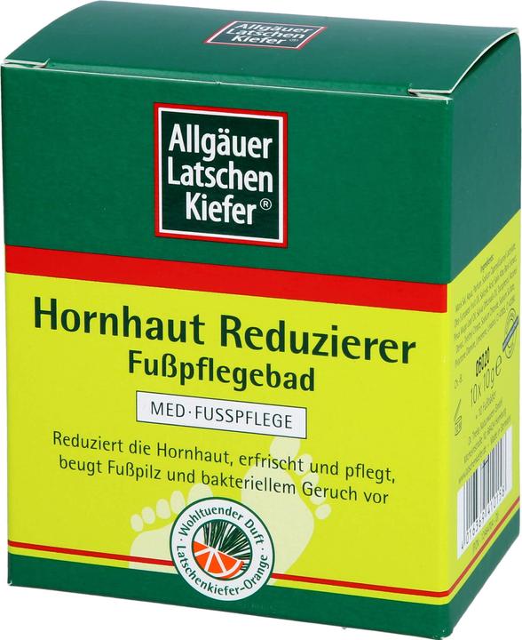 Image du produit Allgäuer Latschenk.réducteur de callosités soin des pieds, 10X10 g BAD (Produit anti-callosités)