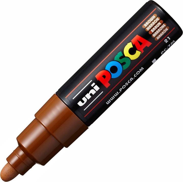 Produktbild Posca Medium Marker PC-7M (Braun, 5.50 mm, 1 x)