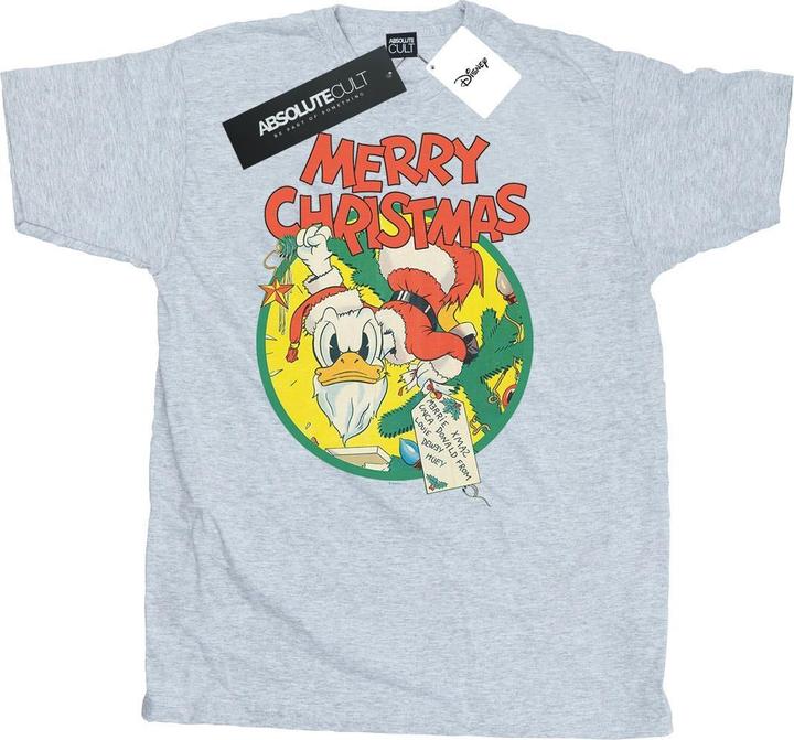 Disney Donald Duck Merry Christmas TShirt (L)