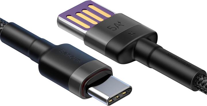 Image du produit Baseus Cafule HW Quick Charging Data cable USB Double-sided Blind Interpolation For Type-C 40W 1m Gray b... (1 m, USB 3.2 Gen 2, 40 W)