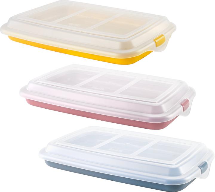 Produktbild Ibili Assortierte Behälter blau, rot, gelb Luftdicht und hygienisch zur Aufbewahrung