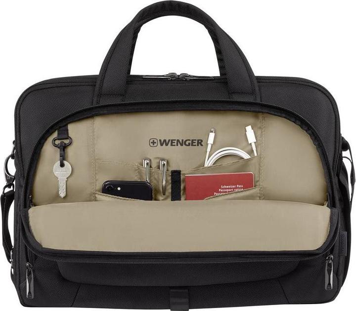 Actual product image Wenger Meteor Brief 16 - 17" Laptop-Tasche mit Tablet-Fach - schwarz (17")