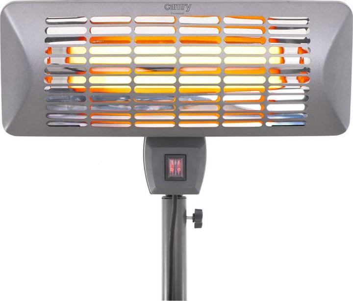 Produktbild Camry Standheizstrahler CR 7737 Terrassenheizstrahler, 2000 W, Anzahl Leistungsstufen 2, geeignet für Schü (2000 W)