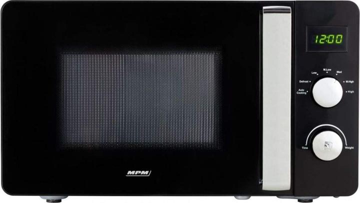 Actual product image MPM 20-KMG-03 Countertop Solo microwave Black (20 l)