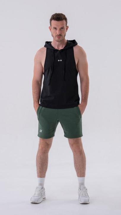 Immagine prodotto Nebbia Canotta fitness con cappuccio 323 nero (XXL)