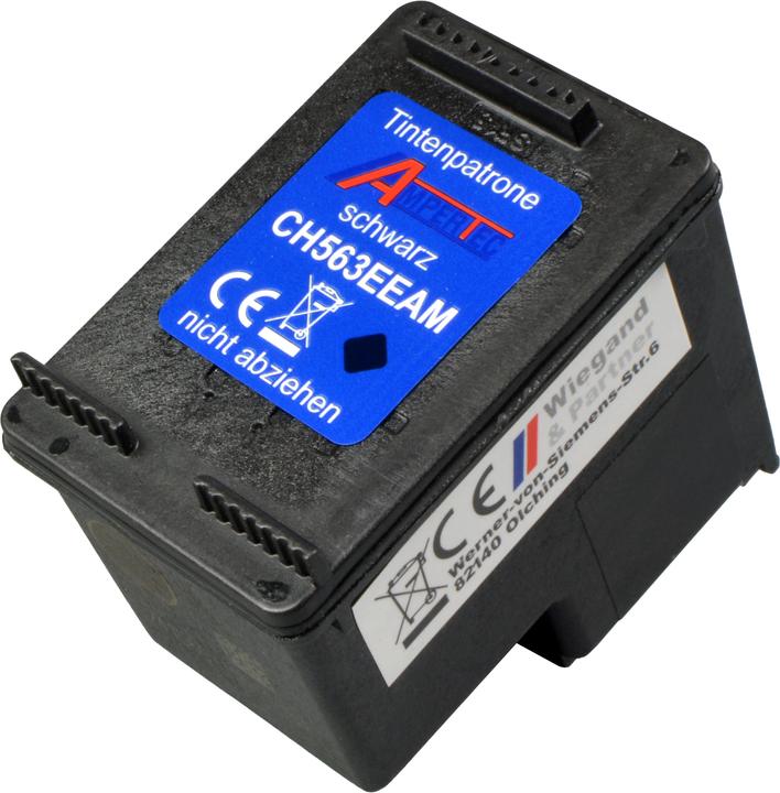 Produktbild Ampertec Tinte ersetzt HP CH563EE 301XL schwarz (BK)